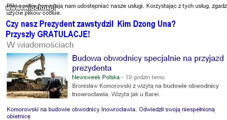 Ah te niespełnione obietnice ... 