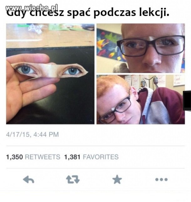 Gdy chcesz spać