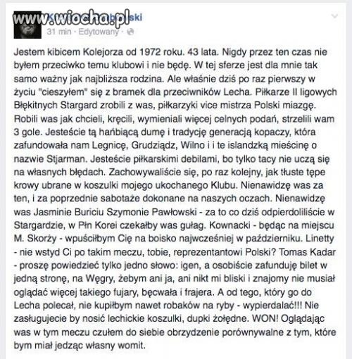 Wiocha dla Kolejorza Poznań