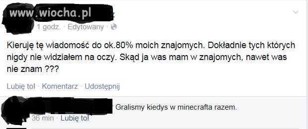 Przyjaźń i Minecraft
