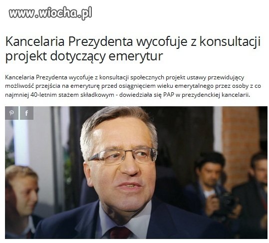 Nasz ukochany prezydent Bronek  