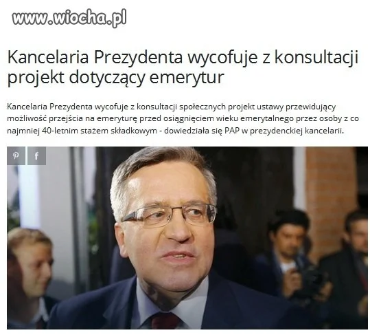 Nasz ukochany prezydent Bronek  
