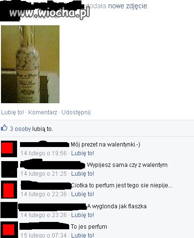 To jest perfum tego się nie pije!