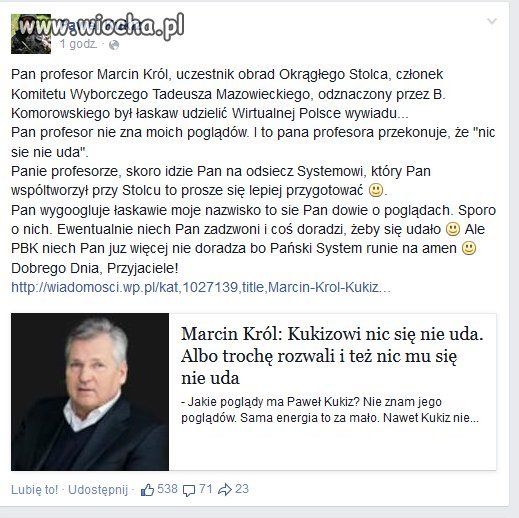Kukiz do Króla