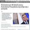 Emerytura po 40 latach pracy Kancelaria Prezydenta