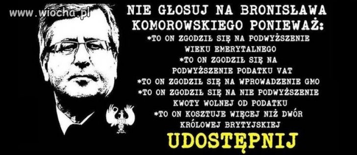 NIE GŁOSUJ NA BRONKA!!!