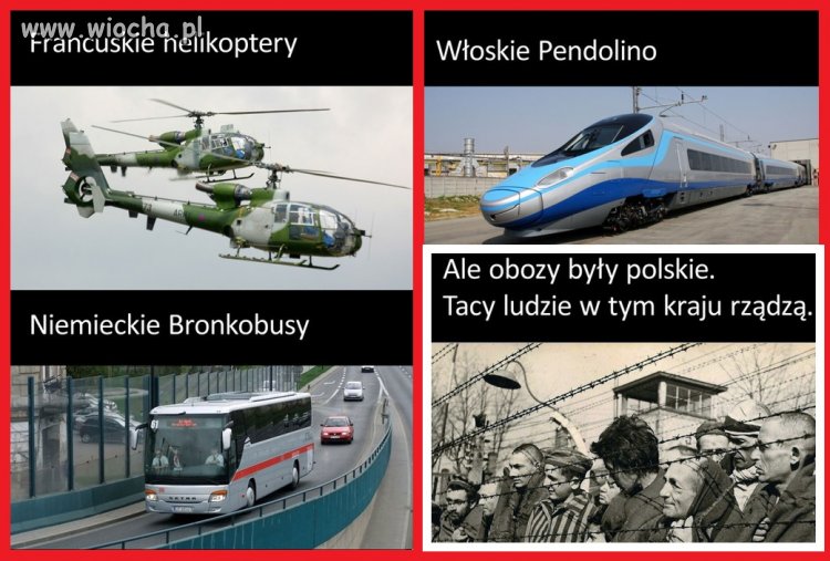 Wszystko zagraniczne, ale "obozy były polskie" 