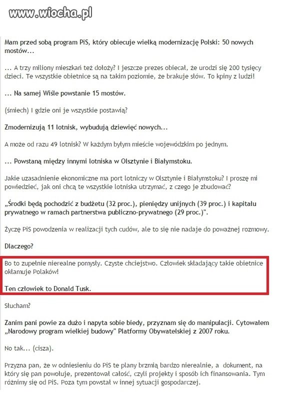 Rozmowa dziennikarza