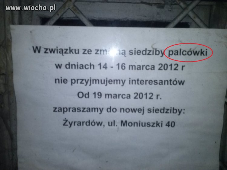 Taka mała literówka...