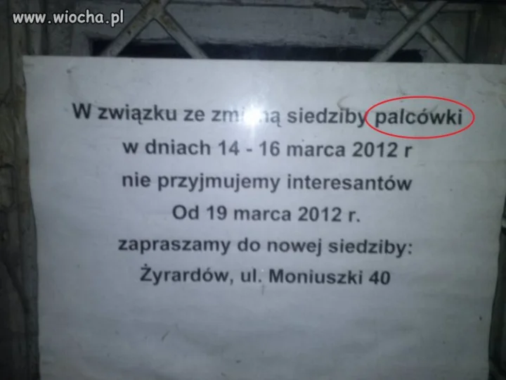 Taka mała literówka...