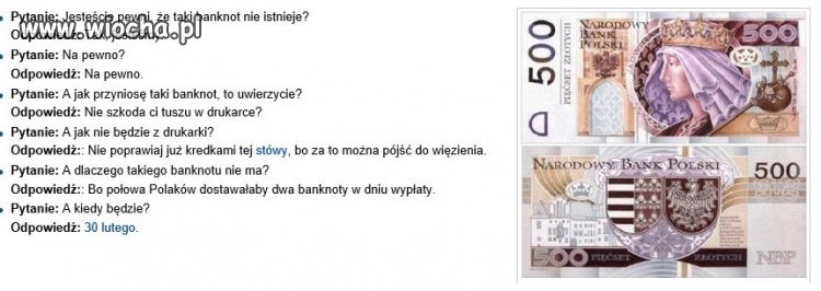 Ładny banknocik