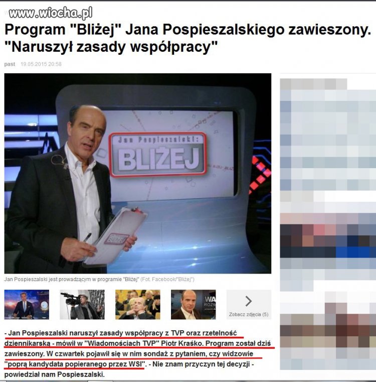 Ciekawe kiedy zawieszą program Lisa, za prowadzenie
