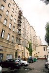 Rusztowanie przed siedzibą Samoobrony...