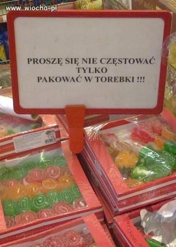 Proszę się nie częstować