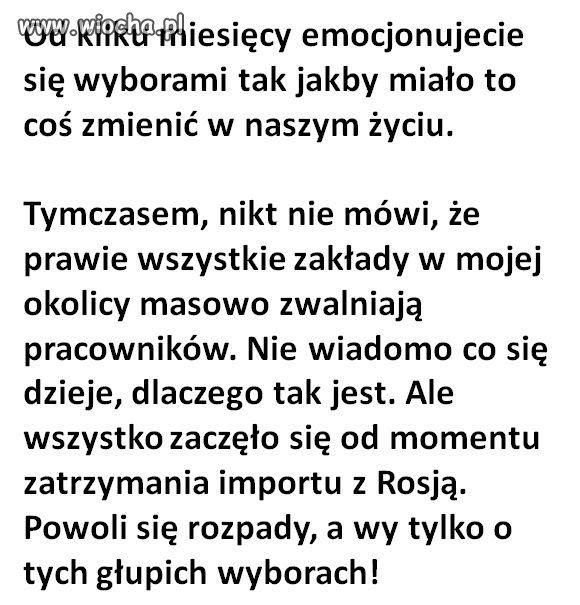 Dlaczego nikt nas nie pyta o zdanie