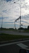 Naprawili słup od sygnalizacji... Kocham ten kraj