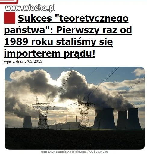 Węgiel się nie opłaca, a prąd kupujemy