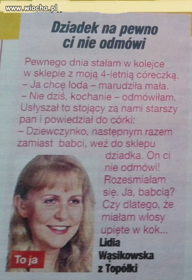 Wesoły dziadek.