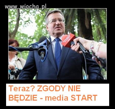 Zgody nie będzie! Media start - PO-PIS wojna