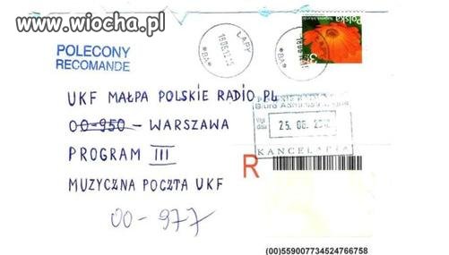Szczyt tehniki wysłać list Pocztą