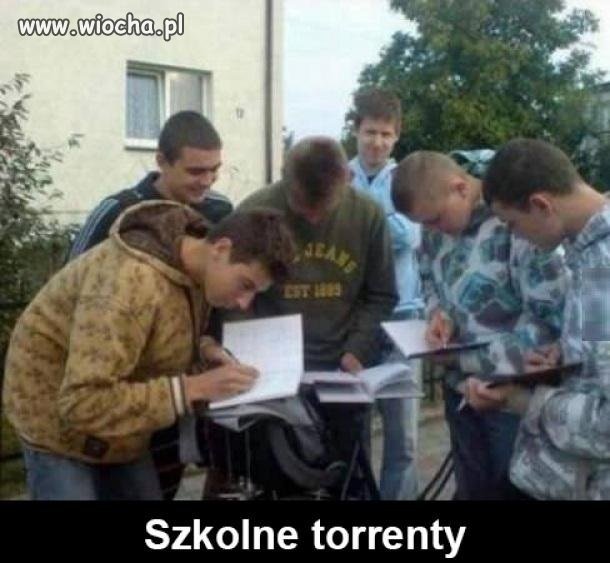 Szkolne torrenty