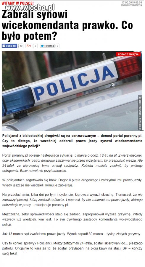 Witamy w Polsce