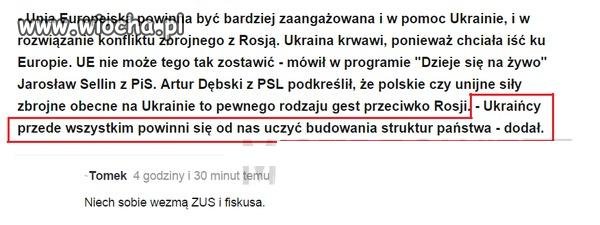 Odpowiedź dla Artura Dębskiego