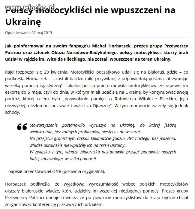 Oby więcej pomocy dla ukrainy