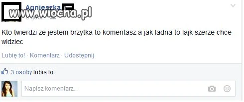 Kto twierdzi że jestem BRZYTKA?