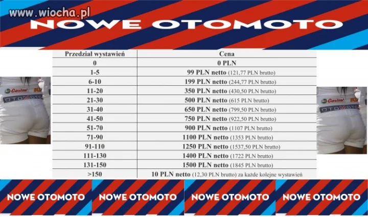 Nowy cennik monopolisty Otomoto