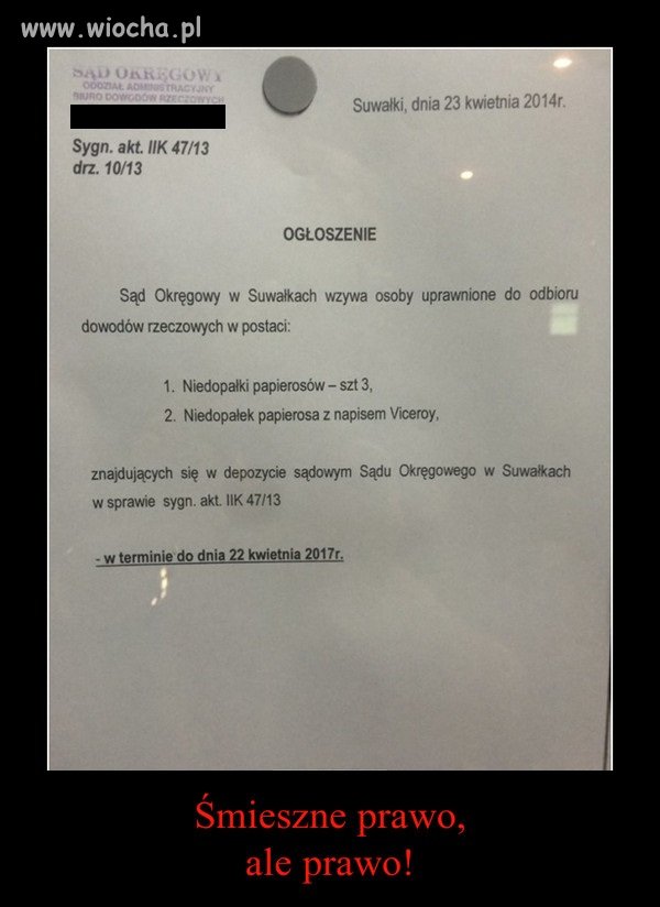 Odbiór dowodów rzeczowych