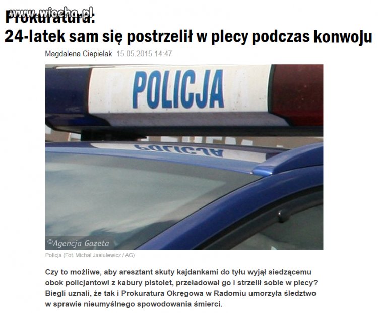 Pewnie że sam, tylko u nas takie rzeczy