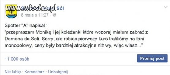 Nie przyjechał