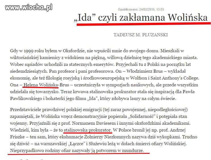 Jak zakłamuje się historię.