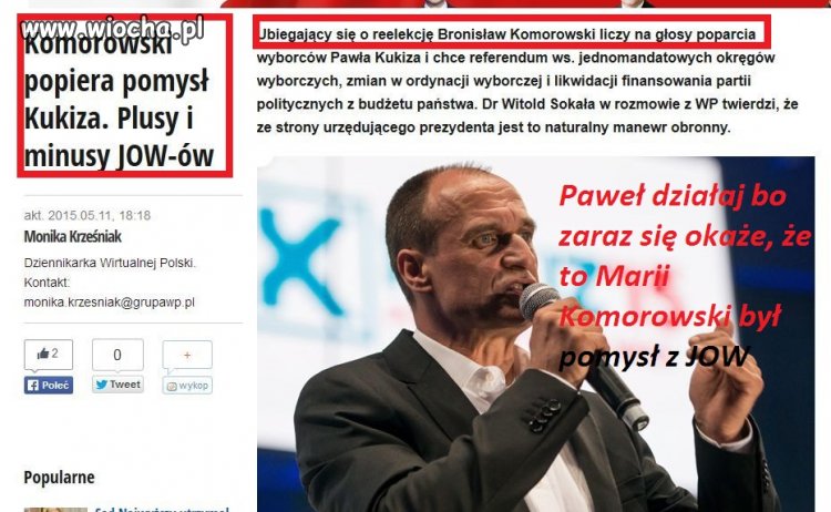 Paweł działaj bo zaraz media odwrócą kota ogonem