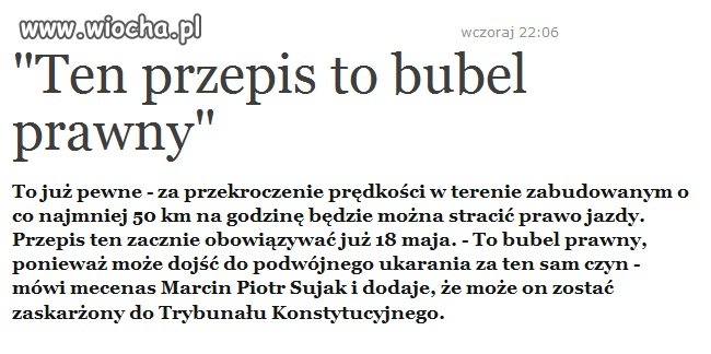 Ale zdaniem Komorowskiego 