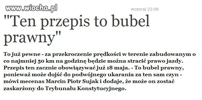 Ale zdaniem Komorowskiego 