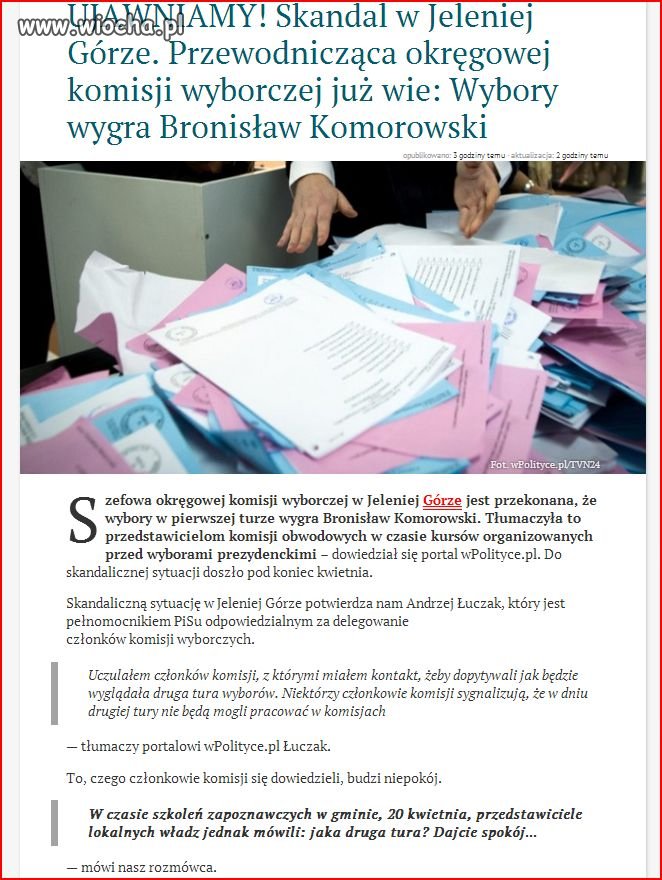 Wygląda na to, że 10 maja już był