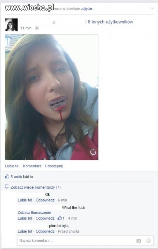 Wsadzę żyletkę w usta i zrobię zdjęcie