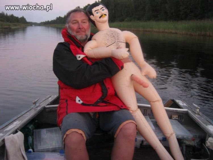 Z kolegą na ryby...