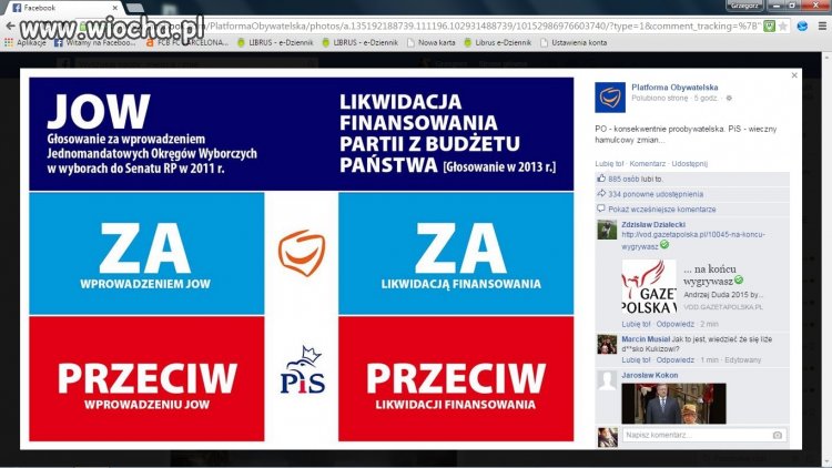 Obiecali" JOW-y" w 2005 r potem to był zły pomysł