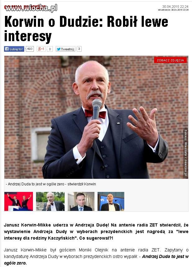I tu się trudno z Korwinem nie zgodzić. 