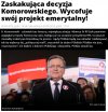 Nie ma to jak odejść z honorem.