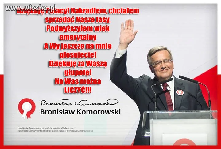 Dziękuję Wam Polacy!