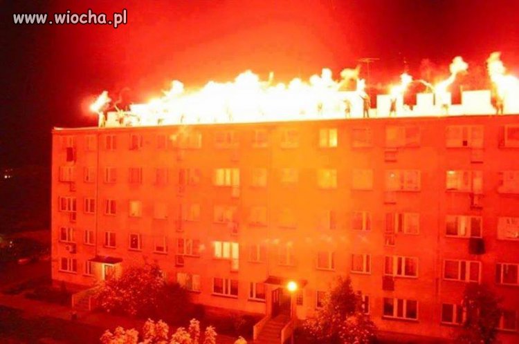 Świętowanie kiboli w Sandomierzu 