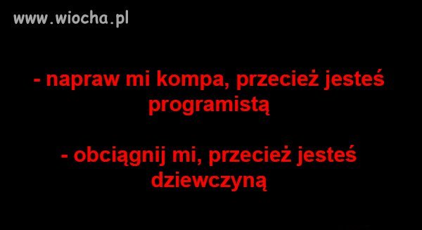 Taka sytuacja...