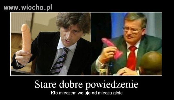 Kto mieczem wojuje od miecza ginie