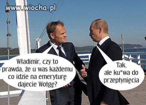 Tusk i Putin 