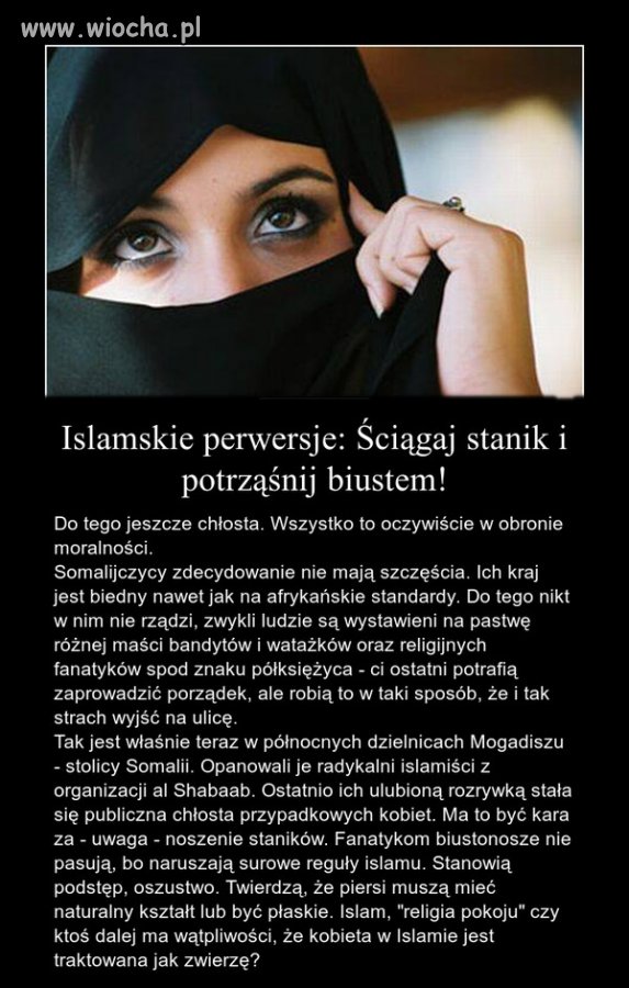 Popatrzcie na te kobiety na ulicach,ubrane jak
