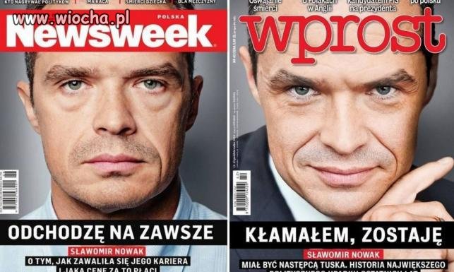 Sławomir Nowak powraca do polityki...